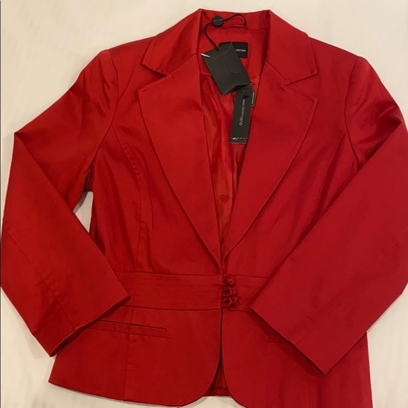 Evie Collection Red Blazer/ jacket - Picture 3 of 8